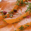 Restaurant Saumon gravlax maison(envion 90g.)